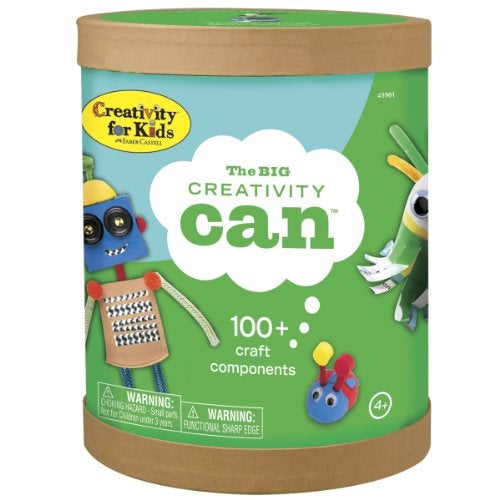 Creativity for Kids The Big Creativity Can - Open Ended Fun, 100+ Craft Components - Image 1