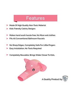 Safe-O-Kid Pack Of 4 Fit All Colorful Kid'S Hand Washing Faucet Extender;Tap Extenderpink  - Image 3