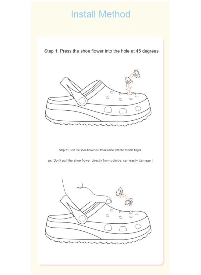 Cartoon & Anime Series Shoe Charms Soft Glue Buckles Clogs Decor  Accessories - Image 2