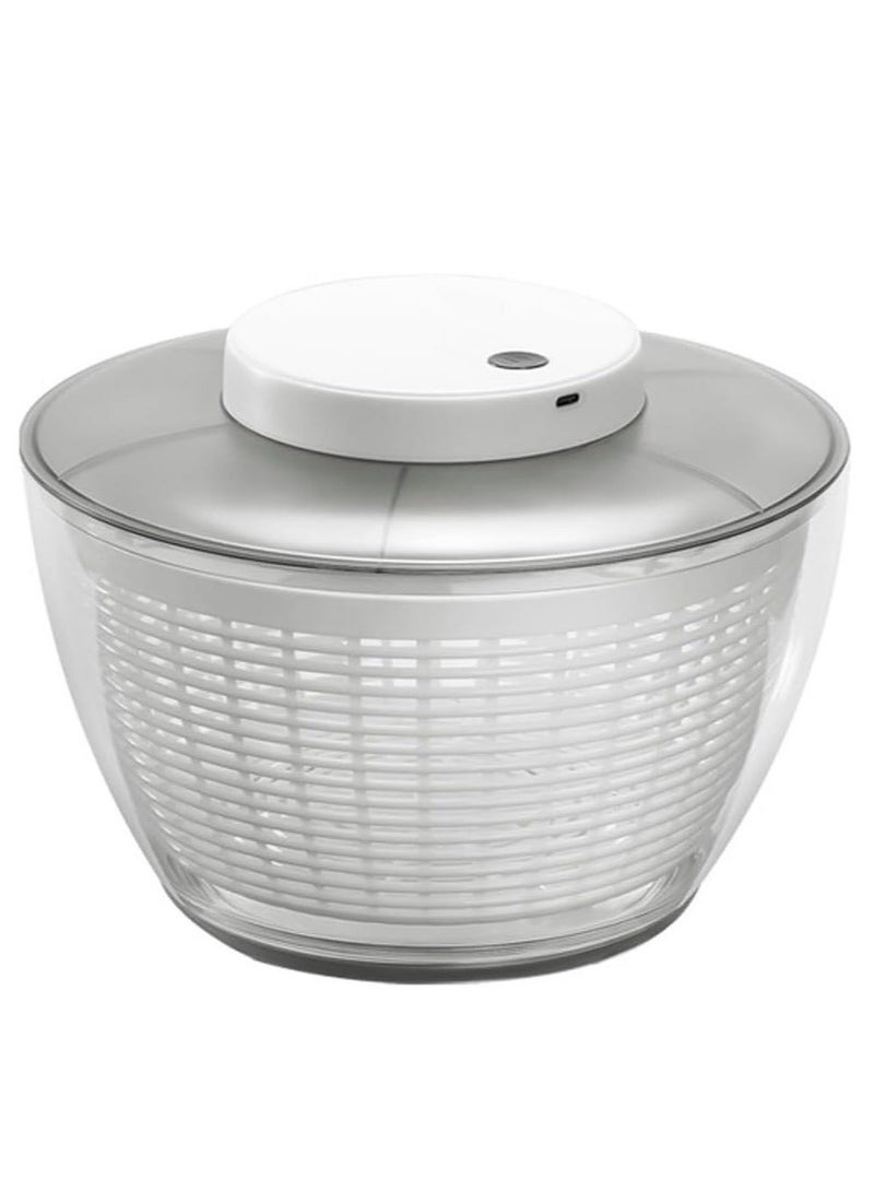 Electric Salad Spinner Vegetable Washer and Dryer Dishwasher Safe Cleaner and Dryer