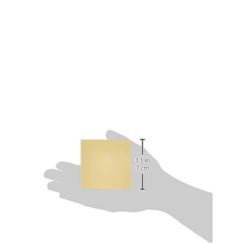 ورق ملاحظات لاصق 75×75 ملم، أصفر، 100 ورقة، SN75X75 - Image 4