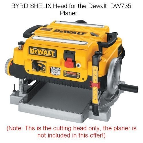 Byrd Tool Shelix cutterhead for Dewalt planer DW735 - Image 2