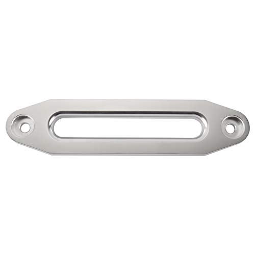 YaeKoo 10" Billet Polished Aluminum Hawse Fairlead Load Capacity 8000-15000 LBs with Mounting Hardware for Synthetic Winch Rope (Silver, 10") - Image 4