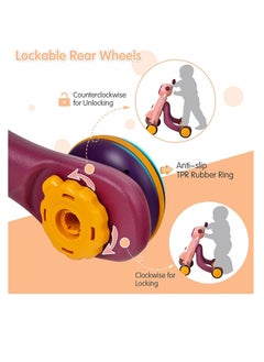 MUMS PLANET A modern and advanced educational walker for children from Mums Planet - a push-operated baby walker with an attractive light, music and a ball with a safe rubber part, a toy walker for young children  - Image 3