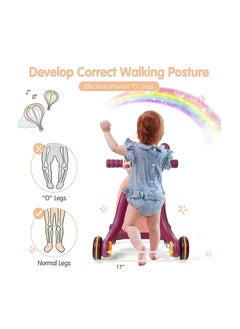MUMS PLANET A modern and advanced educational walker for children from Mums Planet - a push-operated baby walker with an attractive light, music and a ball with a safe rubber part, a toy walker for young children  - Image 5