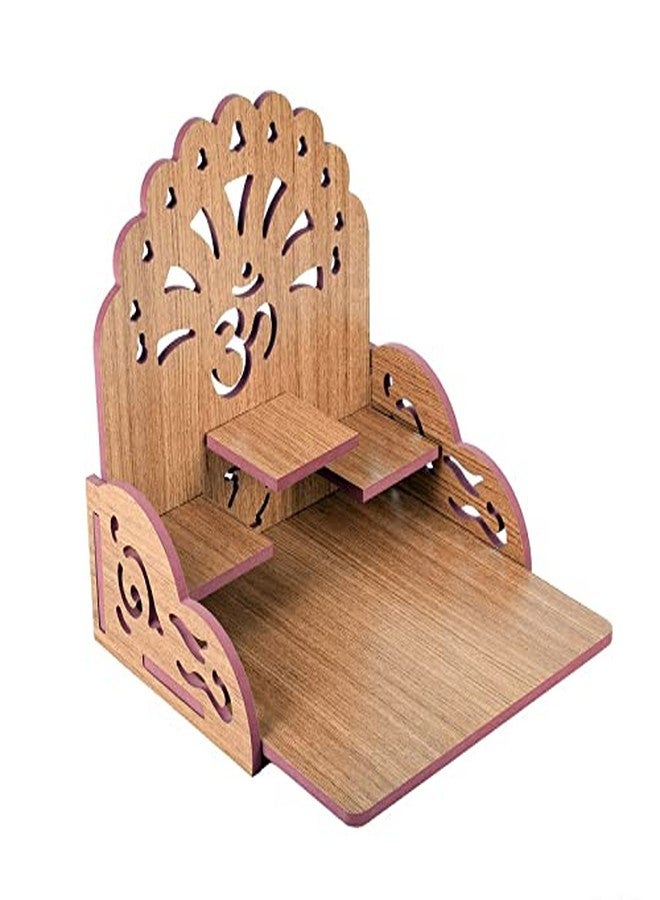 Krupasadhya Handmade Beautiful Wooden Temple/Home Temple/Puja Mandir/Wall Hanging and Table Top Home Mandir Temple/Home Decor Beautiful Wooden Temple - Image 4