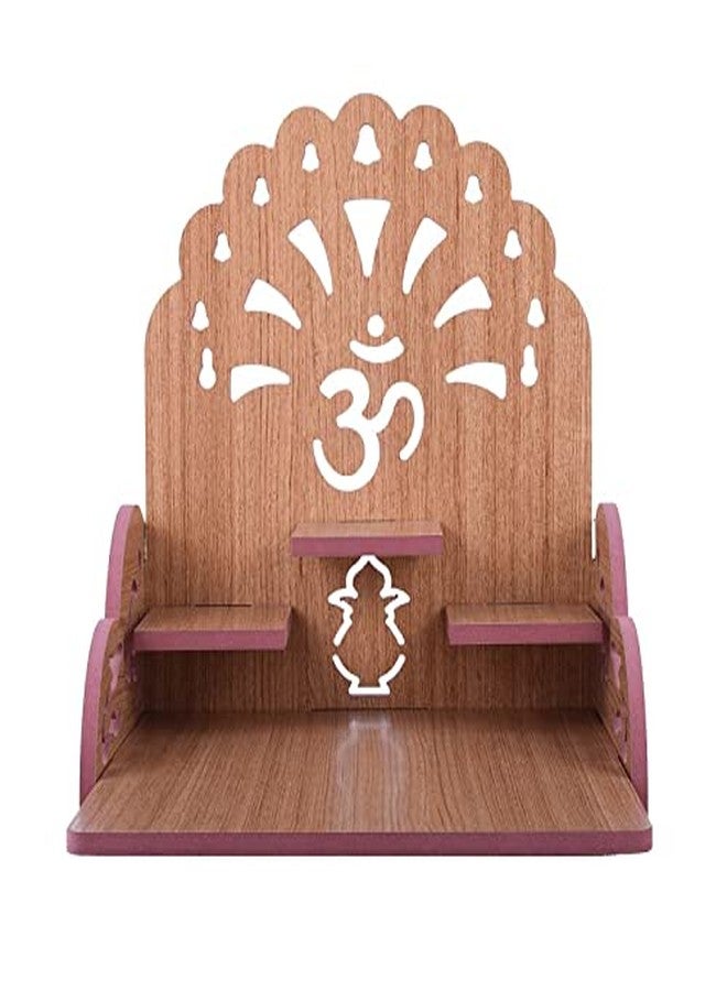 Krupasadhya Handmade Beautiful Wooden Temple/Home Temple/Puja Mandir/Wall Hanging and Table Top Home Mandir Temple/Home Decor Beautiful Wooden Temple - Image 2