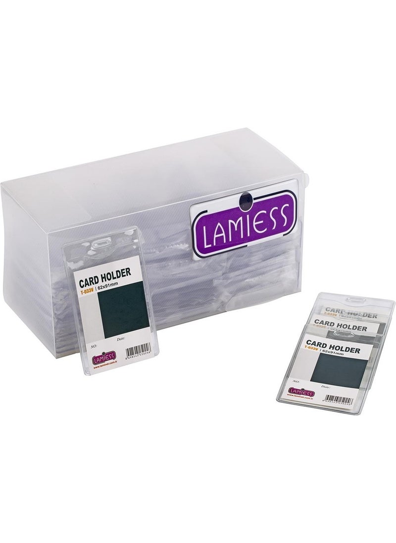 Lamiess T-033 V Vertical Plastic Card Bag 