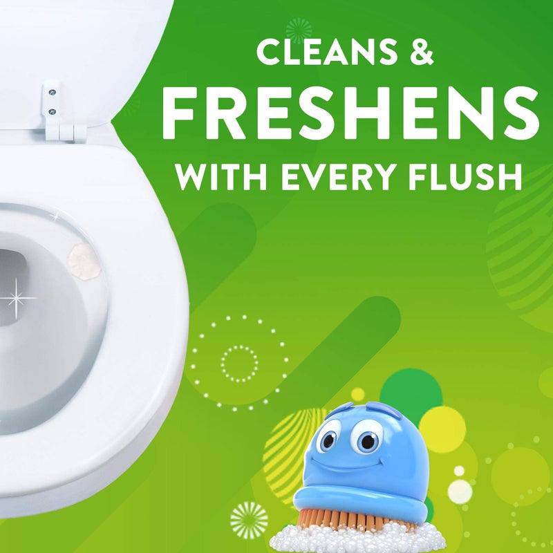 Scrubbing Bubbles Fresh Gel Toilet Bowl Cleaning Stamps, Helps Keep Toilet Clean and Helps Prevent Limescale & Rings, Lavender Scent, 1 Dispenser with 6 Fresh Gel Stamps - Image 3