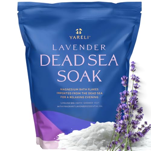 Yareli Magnesium Flakes 5lb Lavender Dead Sea Bath and Foot Soak Alternative to Epsom Salt with Over 250000mg of Magnesium Chloride Per Bag - Image 2