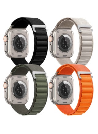 Apple Watch Band 38mm 40mm 41mm Alpine Loop Pack of 4 with Adjustable Sport Nylon Elastic Strap for iWatch Ultra 8 7 6 5 4 3 2 1 - pzsku/Z23F3F00CBAD7FC45C22FZ/45/_/1691850521/9b5b55ca-41f7-40d6-9e04-b267469d1b56