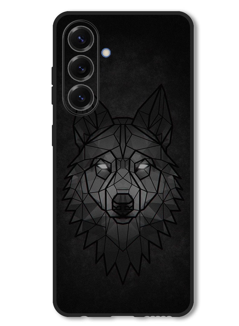 Theodor Case Compatible with Samsung Galaxy S25 FE 6.7 Inch Protection Shockproof Bumper Cover Wolf Abstract - Image 1