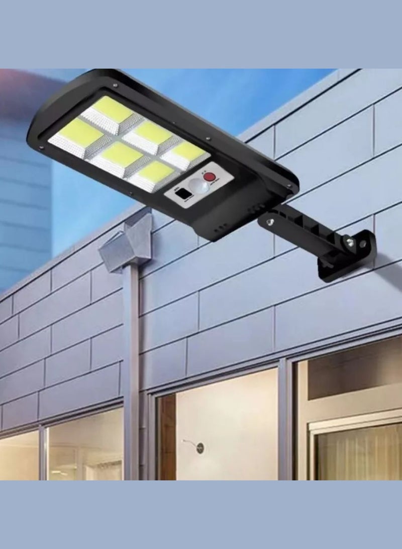 Led Solar Street Lights Outdoor,  Ip65 Motion Sensor Security Solar hanging lights with Remote Control, 3 Lighting Modes Wireless Solar Lights for Garden, Street, Deck, Fence, Patio, Path 180 LED 2 Pieces