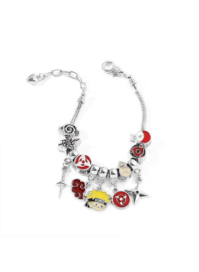 Naruto Alloy DIY Bracelet Cartoon fun Pendant Holiday Gifts  - Image 3