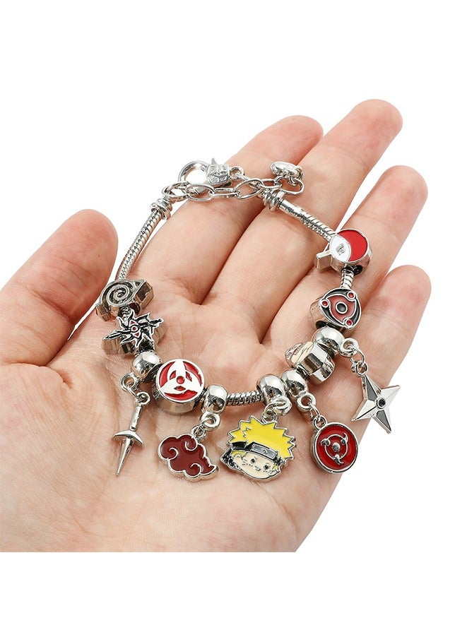 Naruto Alloy DIY Bracelet Cartoon fun Pendant Holiday Gifts  - Image 2