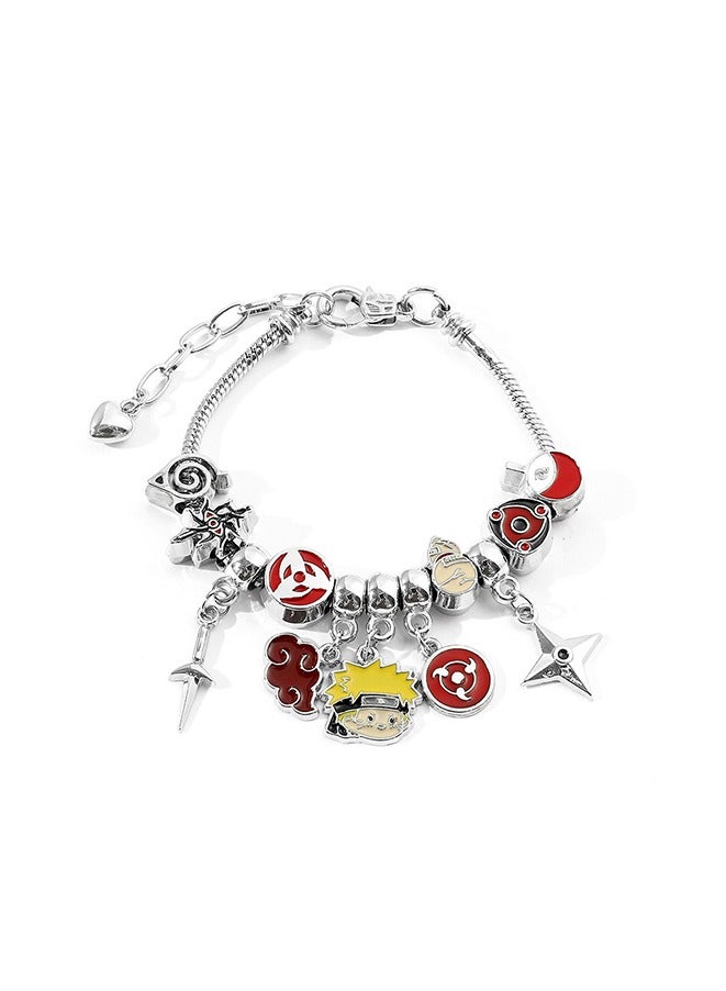 Naruto Alloy DIY Bracelet Cartoon fun Pendant Holiday Gifts  - Image 5