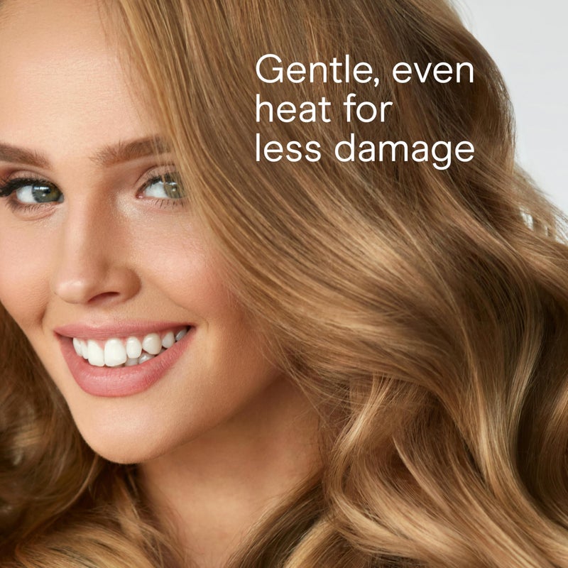 CONAIR Infiniti PRO CONAIR Hair Dryer with Diffuser and Concentrator  1875W Style & Shine Blow Dryer with Tourmaline and Ionic Conditioning to Fight Frizz  3 Heat & 2 Speed Settings  Blue - Image 5