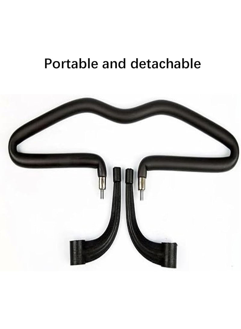 شماعة معاطف للسيارة، علاقة بمسند رأس للمقعد الخلفي من الكروم، قضيب علاقة ملابس متعدد الوظائف للشاحنة والسفر والسيارة - Image 5