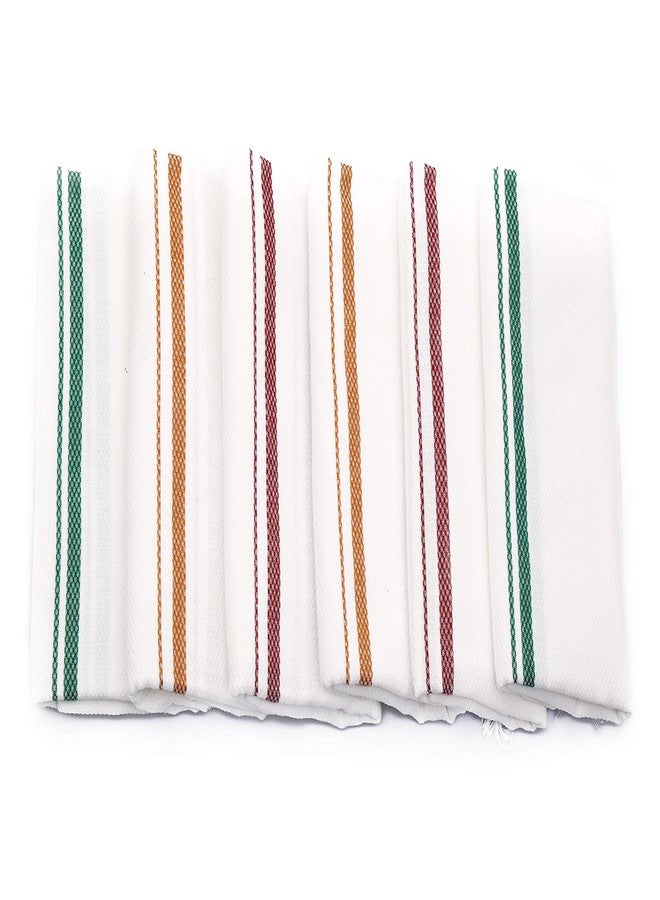 AVKA Studio Handloom Towels Set of 2 Indian Towel Cotton Bath Towels Fast Drying Camping Towel 30x60 Inches - Image 2