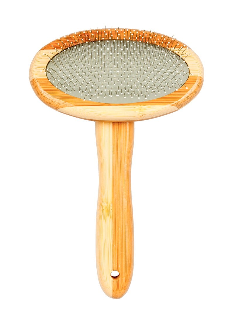 duvo Plus Bamboo Slicker Brush For Dogs - Image 1