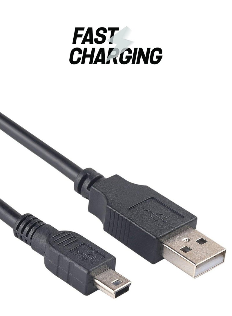 erorex USB PC Charger Charging Cable Cord for TI-84 Plus, TI-84 Plus CE, TI 89 Titanium, TI Nspire CX/TI Nspire CX CAS Graphing Calculators - Image 1