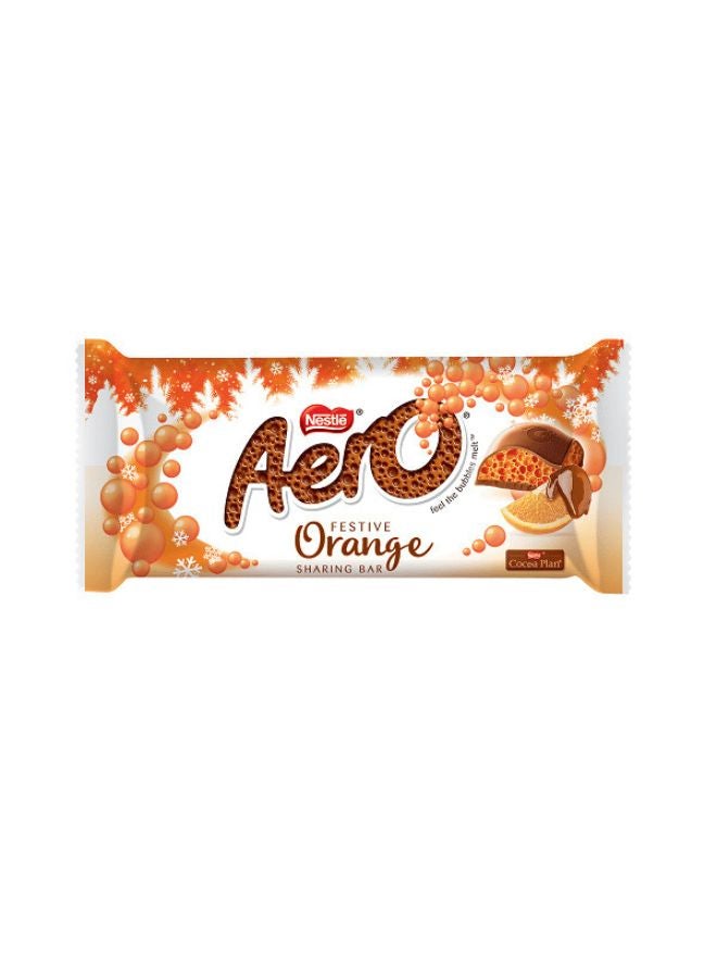 Nestle Aero Festive Orange Sharing Bar 90g - Image 1