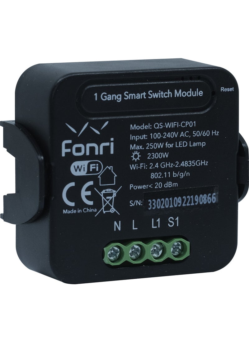 Fonri Wireless Smart Recessed Single Switch  - Image 2
