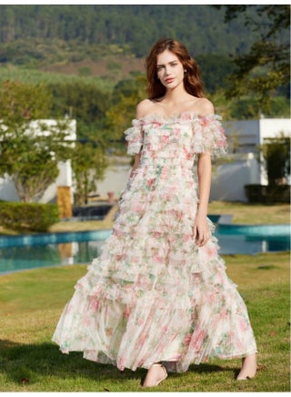 Off - Shoulder Floral Ruffled Maxi Dress - pzsku/Z23F4647A1408B3C5FDD2Z/45/1745316682/83b2b835-47d7-471d-a9a6-ab593319ad2e