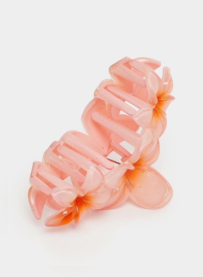 ستايلي مجموعة مشابك شعر بتصميم زهور (قطعتان) - Image 1