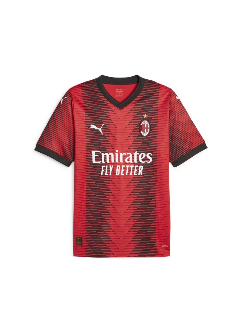 PUMA - AC Milan 23/24 Mens Red Home Jersey - Image 1