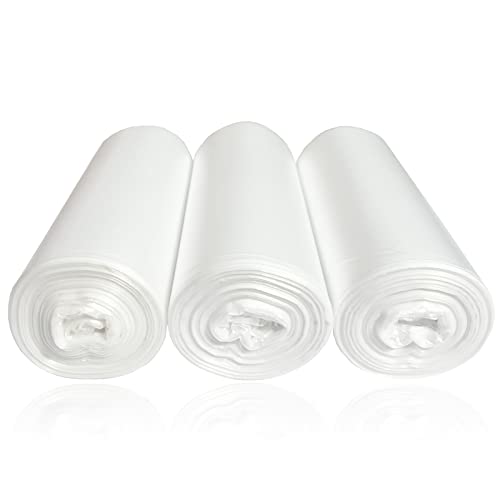 SOSOHOME 6 Gallon Trash Bags, Small Garbage Bags, Fits 5-6 Gallon Bins, Clear Wastebasket Trash Liners, 75 Counts - Image 4