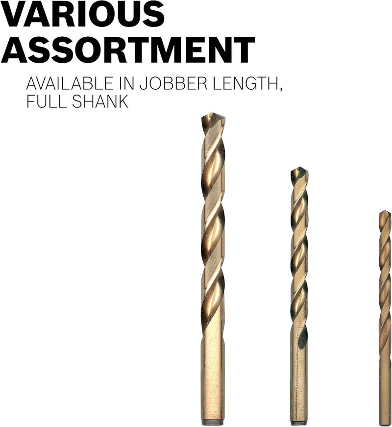 BOSCH CO2132 5/64 In. x 2 In. Cobalt Drill Bit for Hard Steel - Image 2