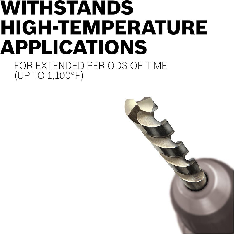 BOSCH CO2132 5/64 In. x 2 In. Cobalt Drill Bit for Hard Steel - Image 3