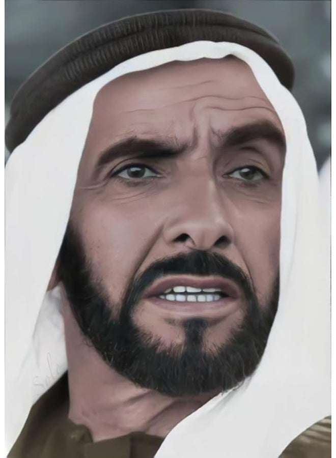 طقم رسم بالألماس خماسي الأبعاد، طقم فني بالألماس للبالغين، ديكور حائط يدوي، طقم رسم بالألماس مُدمج مع طقم رسم بالألماس الخاص بصاحب السمو الشيخ زايد بن سلطان آل نهيان وصاحب السمو الشيخ محمد بن زايد آل نهيان، ألماس أكريليك، قماش لاصق بإطار خشبي، طقم فني لهواية الاسترخاء، طقم هدايا، 40 سم × 50 سم (عبوة من قطعتين) - Image 5