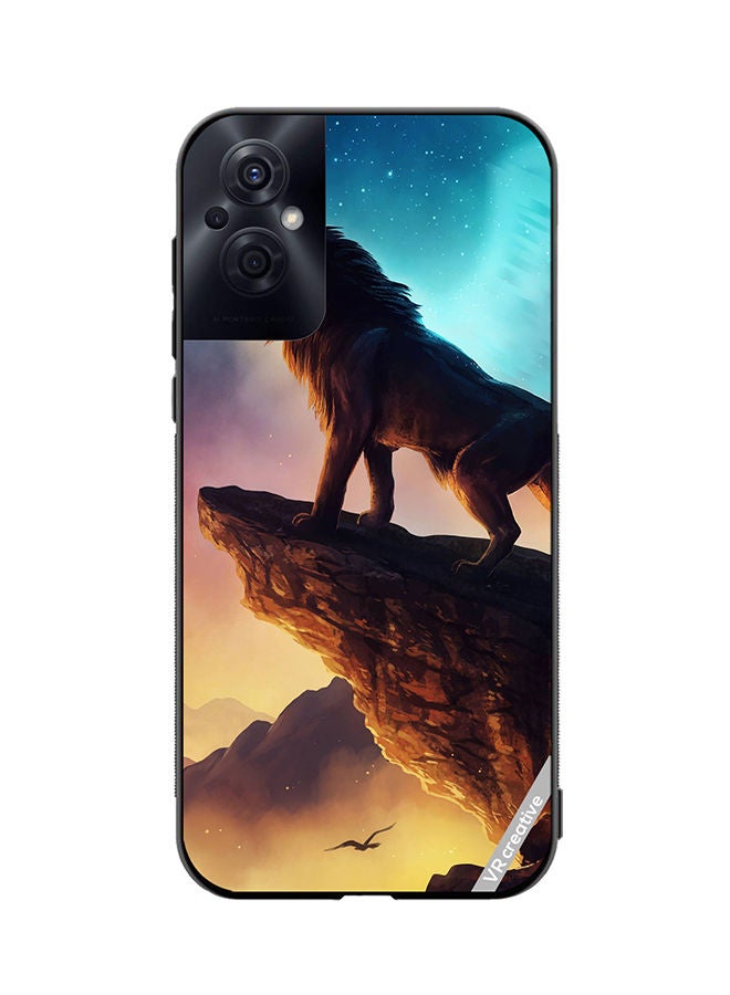VR CREATIVE Protective Case Cover For Oppo Reno8 Z Lion King Design Multicolour - Image 1