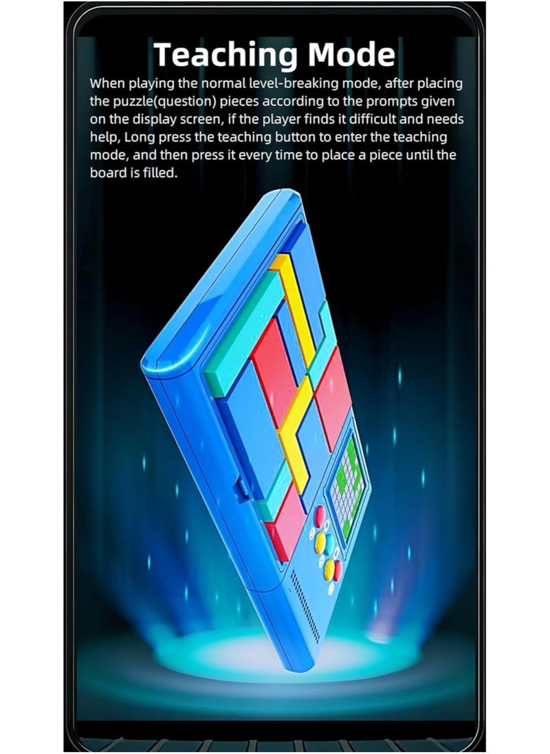 Smart Puzzle Game Console – 500 Levels, Maze Challenge, Interactive Logic & Concentration Game for Boys, Girls, and Parents, Brain Teasers for All Ages, Handheld Puzzle Game, Cognitive Skills Training, Family Fun, Educational Puzzle Console, Focus and Problem-Solving Game
