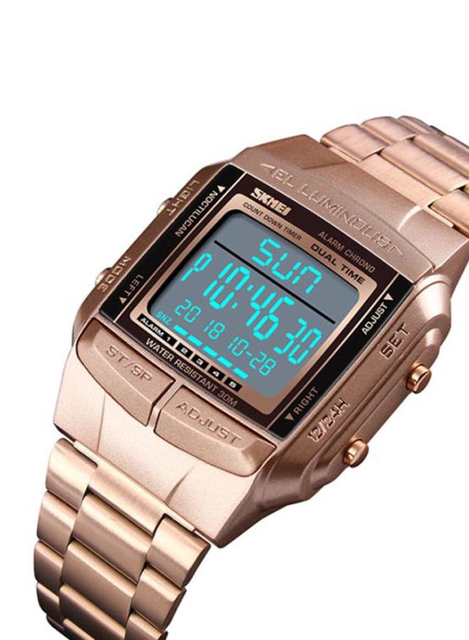 Men's Water Resistant Digital Watch 1381 - Image 2