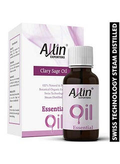 Allin Exporters Clary Sage Oil 100% Pure Natural & Undiluted 30 Ml  - Image 1