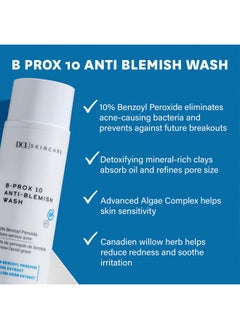 Skincare B Prox 10 Anti-Blemish Wash, Maximum Strength 10% Benzoyl Peroxide Acne Facial Wash, 6.7 Fl Oz - pzsku/Z23F52B9784D29AAD746FZ/45/_/1734183384/1795e44a-15b7-4371-9063-81ccf747b793