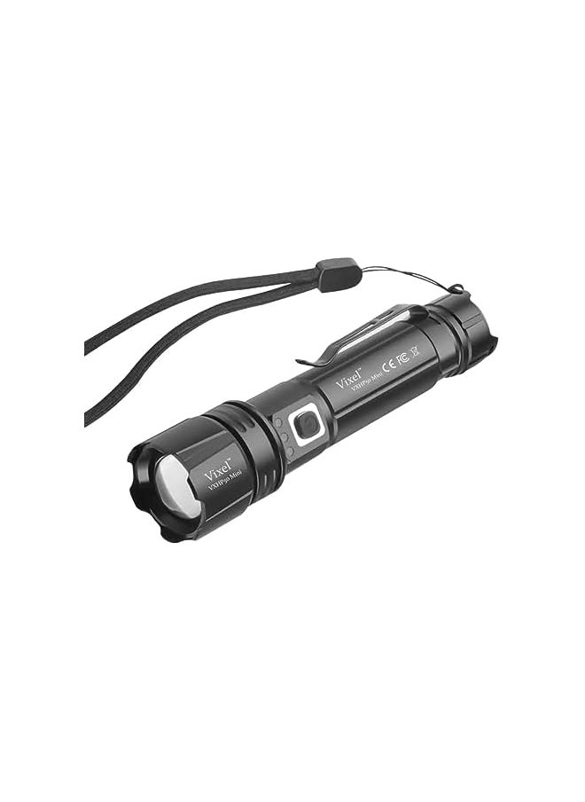 Vixel Vixel Mini Super Bright Rechargeable Flashlight for Outdoor Camping Hiking Exploration and Emergency (Battery included)  - Image 2