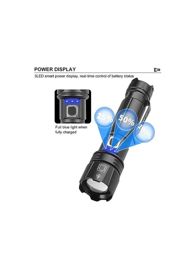Vixel Vixel Mini Super Bright Rechargeable Flashlight for Outdoor Camping Hiking Exploration and Emergency (Battery included)  - Image 5