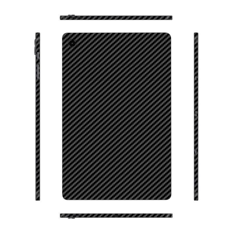 Capes Tablet Skins Compatible with Samsung Galaxy Tab S9 FE | Ultra-Thin Protective Film | Anti-Scratch Vinyl Decal Skin | Not Case/Cover (Carbon Fibre Black, Full Body Skin) - Image 1