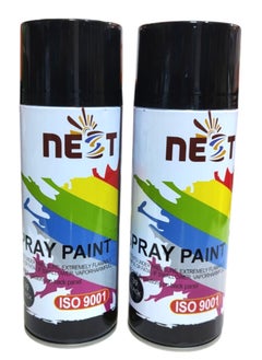 Nest "NEST BLACK Spray Paint - 400ml, Multipurpose, Fast Drying, High Gloss Finish  - Image 1