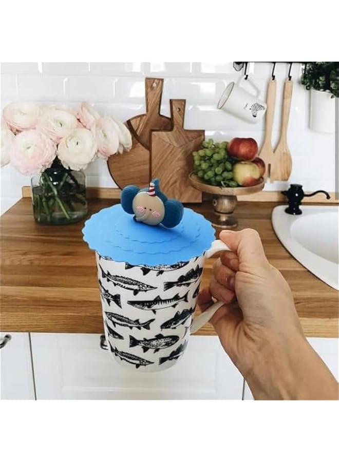 فايلكس اغطية اكوا زجاجية م ال م و، 6 قطع م اغطية الاكوا م ال الام غذائيا، اغطية اكوا مضادة للغار، غطاء اكوا دائري متكر م ال لكو القوة وكو اليذ مجموعة 1) - Image 4