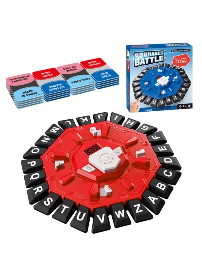TOY GARDEN Electronic Word Game - 220 Topics, 26 Letter Keys, 10-Second Timer, 2 Game Modes - Perfect Family Party Game - Image 1