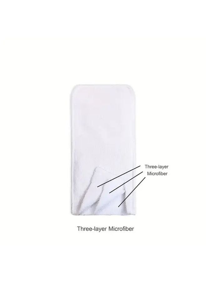 Ultrafine Fiber Reusable Cloths White Pack Of 9 High Absorbency Machine Washable - Image 3