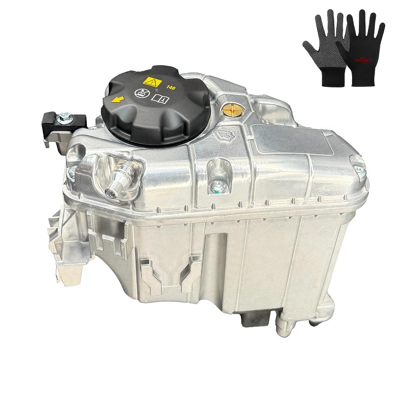 CNPUERV Aluminum Coolant Reservoir Expansion Tank compatible with 2016-2020 BMW G12 G14 G15 G16 G30 G32 530e 530i 540i 740i 740e 745e xDrive Replace#17138610656 17138742975 17139487210 - Image 1