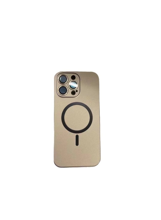 Suitable For Apple Metal Aluminum Alloy Frame Magnetic Suction Phone Case Snap Protective Cover  iPhone 15 Pro Max 