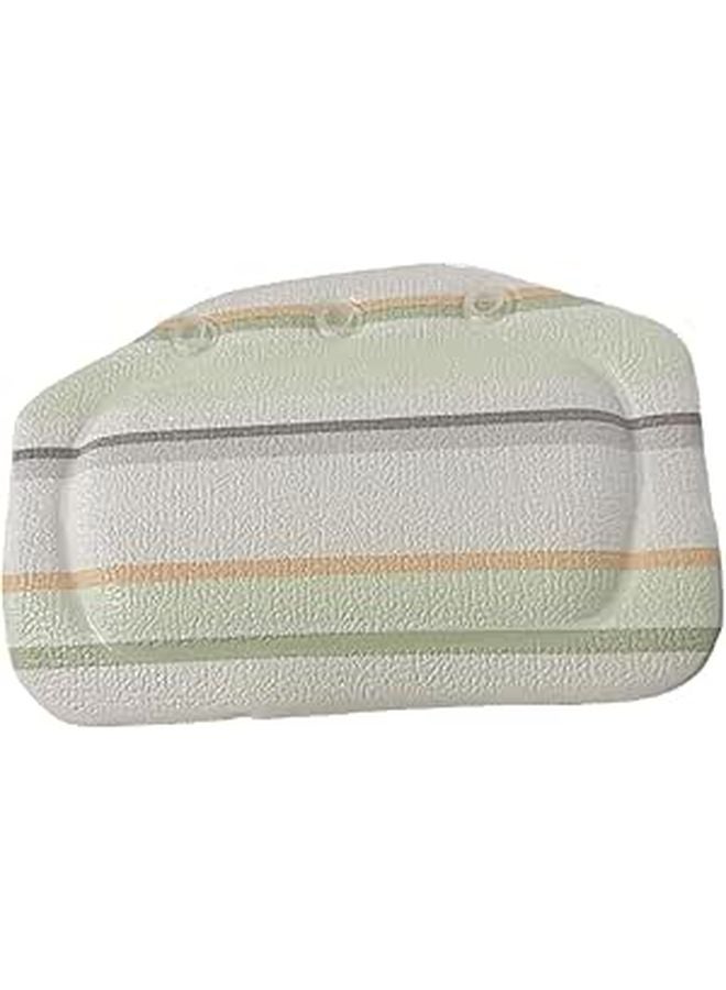 PVC Foam Bath Pillow with Strong Suction Cups for Neck and Head Support in Bathtub - Image 1