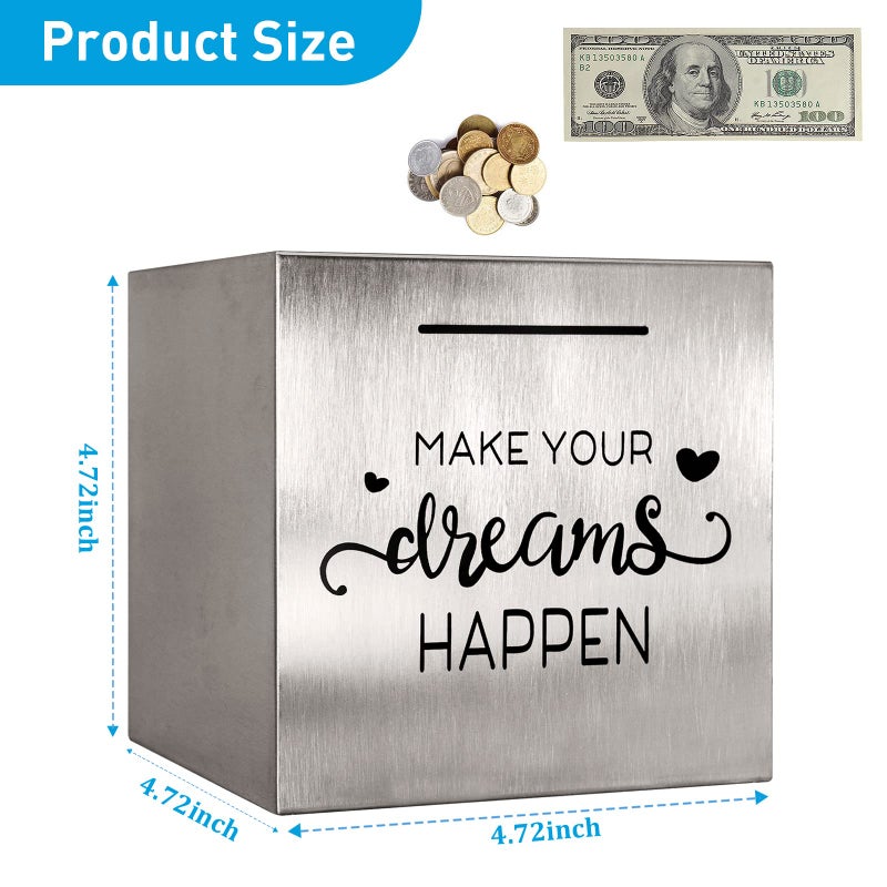 HuaArt Piggy Bank Made of Stainless Steel - Image 3
